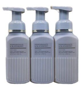 Bath & Body Works White Barn Pomegranate & Blackberry Foaming Hand Soap x 3